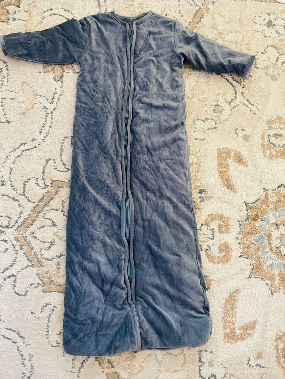 Prenatal Kids Long-Sleeve Sleep Sack Pajamas - Corduroy Gray TOG3.0 5-6Y